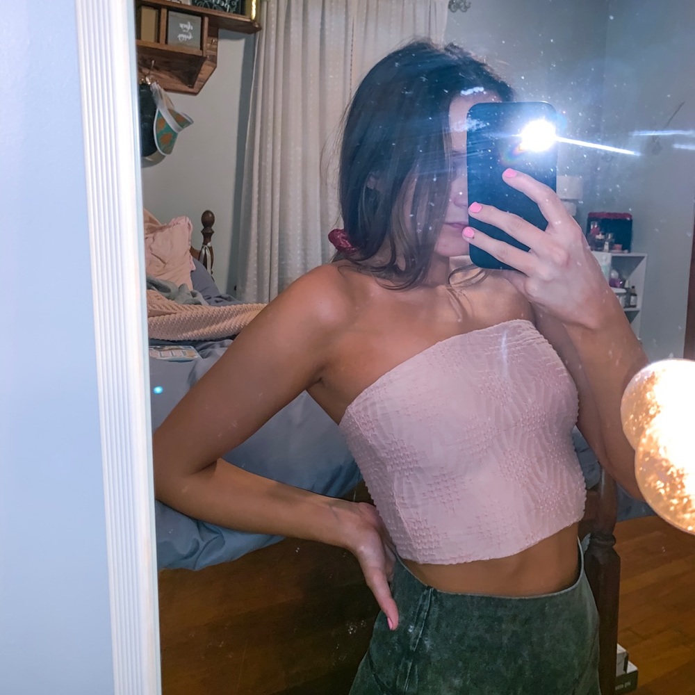 Urban Outfitters Pink Tube Top